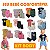 Kit 6 Peças Roupa de Bebê Sortido Body Bebê Menina Menino Manga Curta Conjunto de Bebê Verão RN–GG - Imagem 1