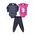 Kit 3 a 12 Peças Roupa de Bebê Sortido Body de Bebê MENINA Manga Longa– Conjunto de Bebê INVERNO RN–GG - Imagem 3