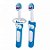 KIT 2 Escovas de dente para bebê MAM BABY´S FIRST BRUSH (azul) c/ 2 uni - Imagem 1