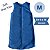 Saco Saquinho de Dormir Bebê (Sleep Bag) Cobertor de Vestir Soft (Azul) Tam. M - Imagem 1