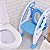 Assento Redutor com escada para privada Infantil New Style (Desfralde) Azul - Kababy - Imagem 3