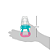 Porta frutinhas bebê alimentador infantil silicone (rosa) Buba - Cód. 12629 - Imagem 3