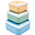 Pote Potinho de papinha para armazenar alimentos c/ 3 unidades (Azul, verde e amarelo) Buba - Cód. 12108 - Imagem 2