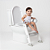 Assento Redutor com escada para privada Infantil Desfralde (Cinza) - Buba - Cód. 11991 - Imagem 6