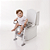 Assento Redutor com escada para privada Infantil Desfralde (Cinza) - Buba - Cód. 11991 - Imagem 8