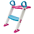 Assento Redutor com escada para privada Infantil Desfralde (Rosa e Azul) - Buba - Cód. 7425 - Imagem 2