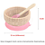 Kit 4 Peças Introdução Alimentação BLW Bambu e Silicone Bebê Infantil c/ Bowl Babador Bambu (menina joaninha) - Imagem 3