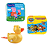 Kit 3 Peças Brinquedos de Banheira Bebê Infantil - Livrinho e Patinho de Banho (Pato de corda, Peppa Pig e Patrulha Canina) - Imagem 1