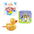 Kit 3 Peças Brinquedos de Banheira Bebê Infantil - Livrinho e Patinho de Banho (Pato de corda, Os 3 Porquinhos e Jesus) - Imagem 1