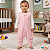 Saco Saquinho de Dormir Bebê Com Pé (Sleep Bag) Cobertor de Vestir Soft (Rosa) Tam. G - Imagem 1