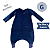 Saco Saquinho de Dormir Bebê Com Manga e Pézinho (Sleep Bag) Cobertor de Vestir Soft (Azul) Tam. G - Imagem 1