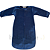 Saco Saquinho de Dormir Bebê Com Manga (Sleep Bag) Cobertor de Vestir Soft (Azul) Tam. P - Imagem 1