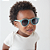 Óculos de sol retrô baby para criança infantil bebê c/ proteção 100% UVA UVB (Verde) Buba - Cód. 17577 - Imagem 4