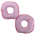 Kit 2 Pares - Rosquinhas para seios amamentação Lavável (rosa) c/ 4 uni - Imagem 3