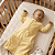 Saco de Dormir Bebê Soft com Manga Amarelo Tam. P (0 a 8 meses) - Imagem 1
