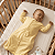 Saco Saquinho de Dormir Bebê Com Manga (Sleep Bag) Cobertor de Vestir Soft (Amarelo) Tam. P - Imagem 5