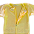 Saco Saquinho de Dormir Bebê Com Manga (Sleep Bag) Cobertor de Vestir Soft (Amarelo) Tam. P - Imagem 3