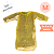 Saco Saquinho de Dormir Bebê Com Manga (Sleep Bag) Cobertor de Vestir Soft (Amarelo) Tam. M - Imagem 2