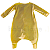 Saco Saquinho de Dormir Bebê Com Manga e Pézinho (Sleep Bag) Cobertor de Vestir Soft (Amarelo) Tam. G - Imagem 10