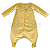 Saco Saquinho de Dormir Bebê Com Manga e Pézinho (Sleep Bag) Cobertor de Vestir Soft (Amarelo) Tam. G - Imagem 1