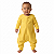 Saco Saquinho de Dormir Bebê Com Manga e Pézinho (Sleep Bag) Cobertor de Vestir Soft (Amarelo) Tam. M - Imagem 6