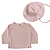 Kit Camiseta UV Manga Longa + Chapéu de Praia Bebê FPU 50+ Rosa claro - Imagem 2