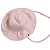 Kit Camiseta UV Manga Longa + Chapéu de Praia Bebê FPU 50+ Rosa claro - Imagem 6
