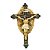 Crucifixo De Resina Importada Exclusivo Linha Gold (30cm) - Imagem 1