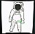 camiseta ASTRONAUTA - Imagem 2