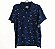 Polo FLORAL azul - FINDI® - Imagem 1