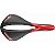 SELIM SELLE SAN MARCO MANTRA RACING PRETO/VERMELHO MICROFEEL XSILITE RAIL - Imagem 3
