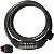CADEADO ABSOLUTE 1.2MX12MM ESPIRAL SEGREDO PRETO - Imagem 2