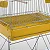 Viveiro Dobrável Médio Zincado Amarelo com Bandeja Contrerapet - Imagem 5