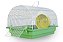 Gaiola Hamster N209 Peq. Zincada Prata Fundo Verde - Imagem 1