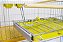 Viveiro Dobrável Duplex Para Calopsita Amarelo - Imagem 4