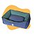 Cama Dupla Face azul/verde - Imagem 1
