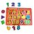 Encaixe Números e Formas  em Madeira Brinquedo Educativo Quebra Cabeça Numerais Formas Geométricas - Imagem 7