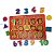 Encaixe Números e Formas  em Madeira Brinquedo Educativo Quebra Cabeça Numerais Formas Geométricas - Imagem 4