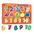 Encaixe Números e Formas  em Madeira Brinquedo Educativo Quebra Cabeça Numerais Formas Geométricas - Imagem 1