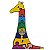 Quebra Cabeça Giralfabeto Alfabeto 26 peças em Madeira Brinquedo Educativo Quebra Cabeça Infantil Alfabetização - Imagem 4