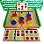 Jogo Educativo Sequência Cores com 4 fichas em Madeira - Imagem 2