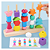 Brinquedo Torre Montessori Formas Educacional Blocos de Empilhamento Sensorial de Madeira - Imagem 6
