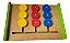 Jogo Sequência Cores Com 4 Fichas Em Madeira Educativo - Imagem 3