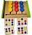 Jogo Sequência Cores Com 4 Fichas Em Madeira Educativo - Imagem 4