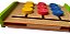 Jogo Sequência Cores Com 4 Fichas Em Madeira Educativo - Imagem 5
