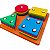 kit 3 Brinquedos Educativos Xilofone Relógio Prancha Pedagógica - Imagem 6