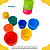Brinquedo Educativo Torre Divertida 9 Potes Números e Letras Toy Mix Brinquedo de Montar - Imagem 8