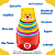 Brinquedo Educativo Torre Divertida 9 Potes Números e Letras Toy Mix Brinquedo de Montar - Imagem 5