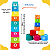 Brinquedo Educativo Torre Divertida 9 Potes Números e Letras Toy Mix Brinquedo de Montar - Imagem 4