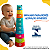 Brinquedo Educativo Torre Divertida 9 Potes Números e Letras Toy Mix Brinquedo de Montar - Imagem 2